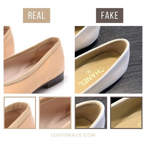 fake chanel shoes vs real|knockoff chanel shoes.